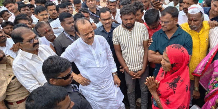 Ajit pawar solapur visit