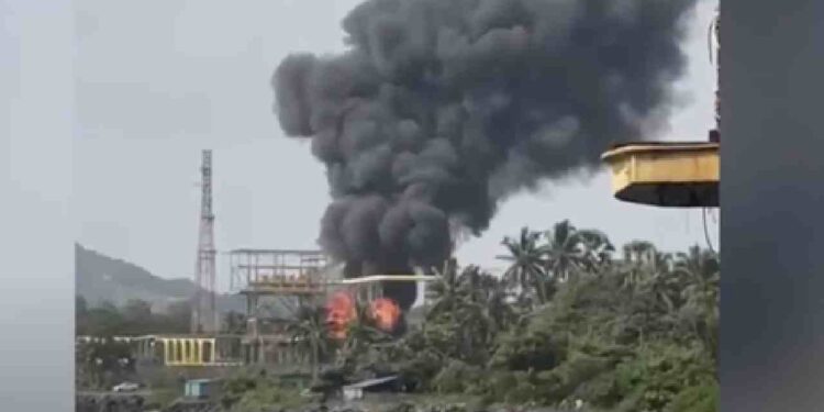 ONGC Uran Plant Fire
