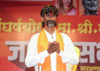 Manoj Jarange patil at Dharashiv