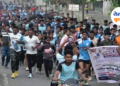 बार्शीत एकतेसाठी धावली तरुणाई